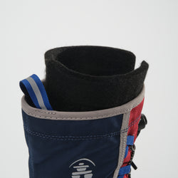 Navy-Red,Marine-Rouge : Freezie Kids Winter Boots - Liner View