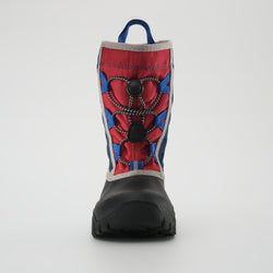 Navy-Red,Marine-Rouge : Freezie Kids Winter Boots - Front View