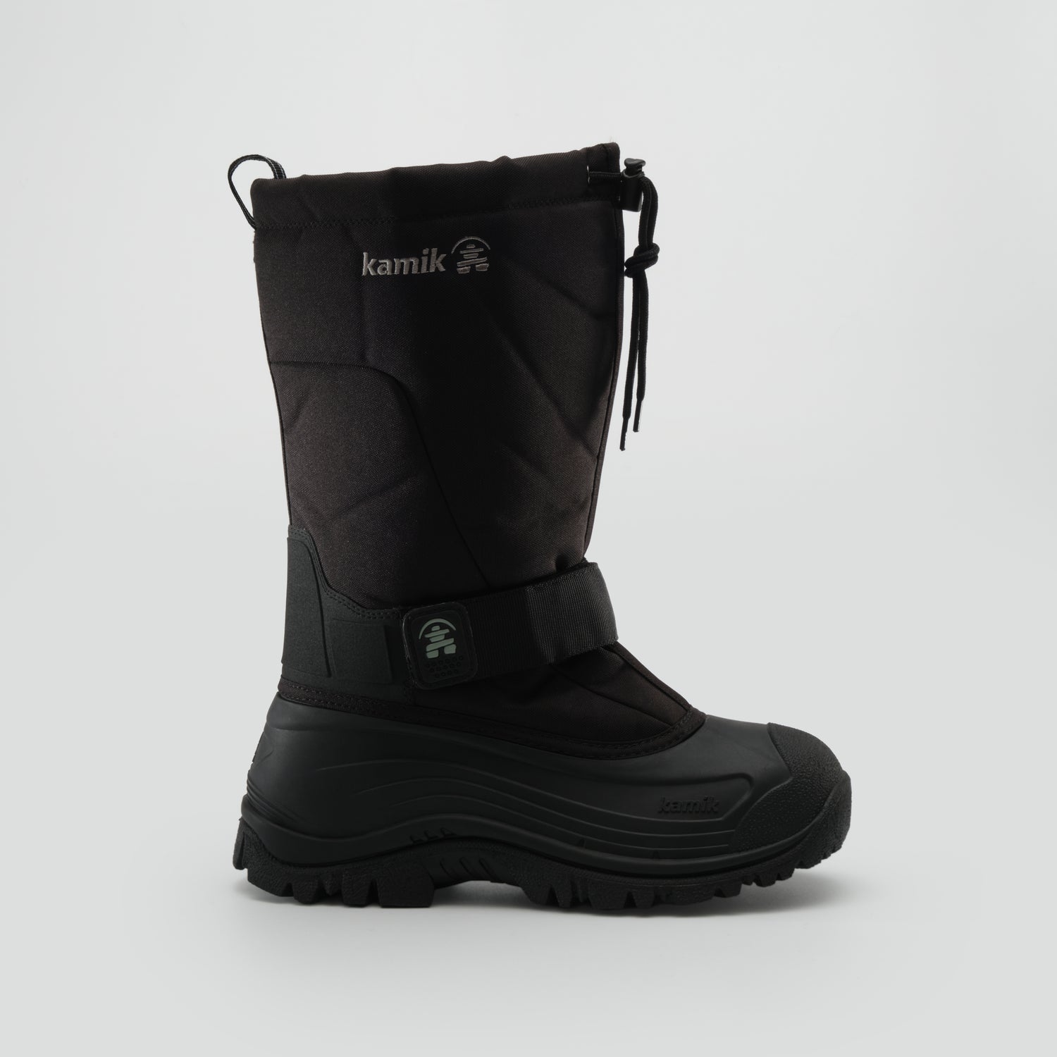 Black,Noir : Greenbay 4 Men's Winter Boots - Side View