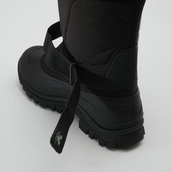 Black,Noir : Greenbay 4 Men's Winter Boots - Three-Quarter Back View