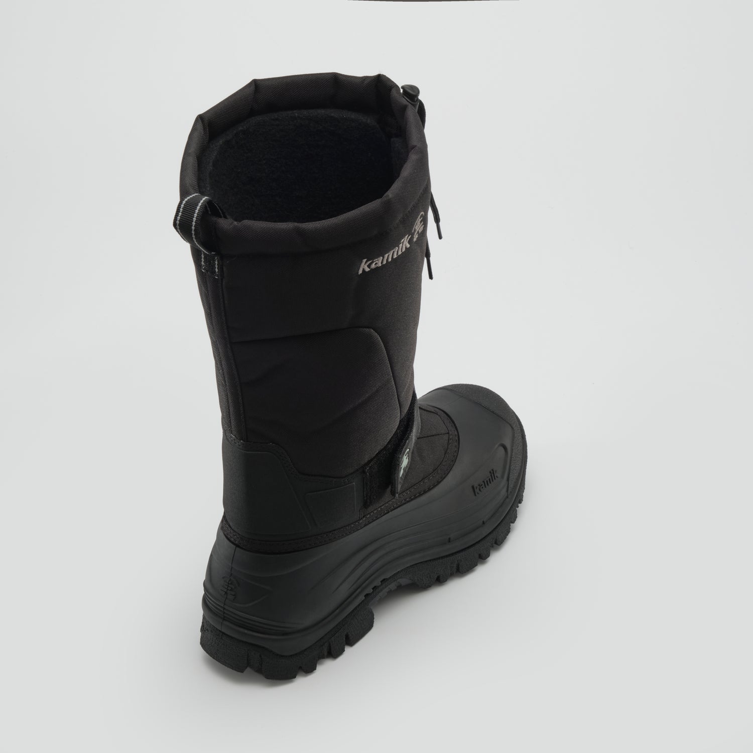 Black,Noir : Greenbay 4 Women's Winter Boots - Three-Quarter Back View