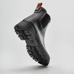 Black,Noir : Hailee Women's Rain Boots - Outsole View