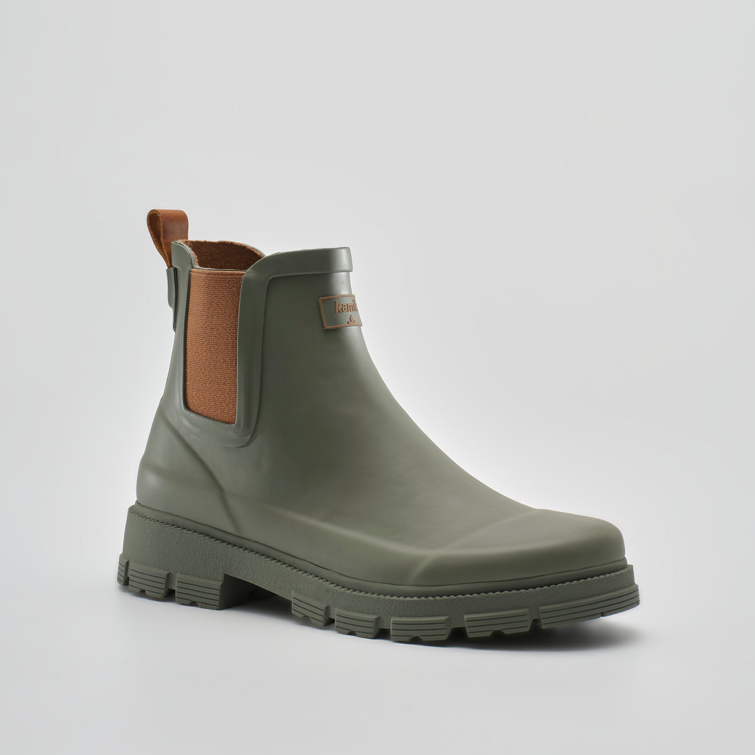 Khaki,Kaki : Hailee Women's Rain Boots - Main View