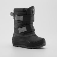 Black,Noir : Hibou Toddlers Winter Boots - Main View
