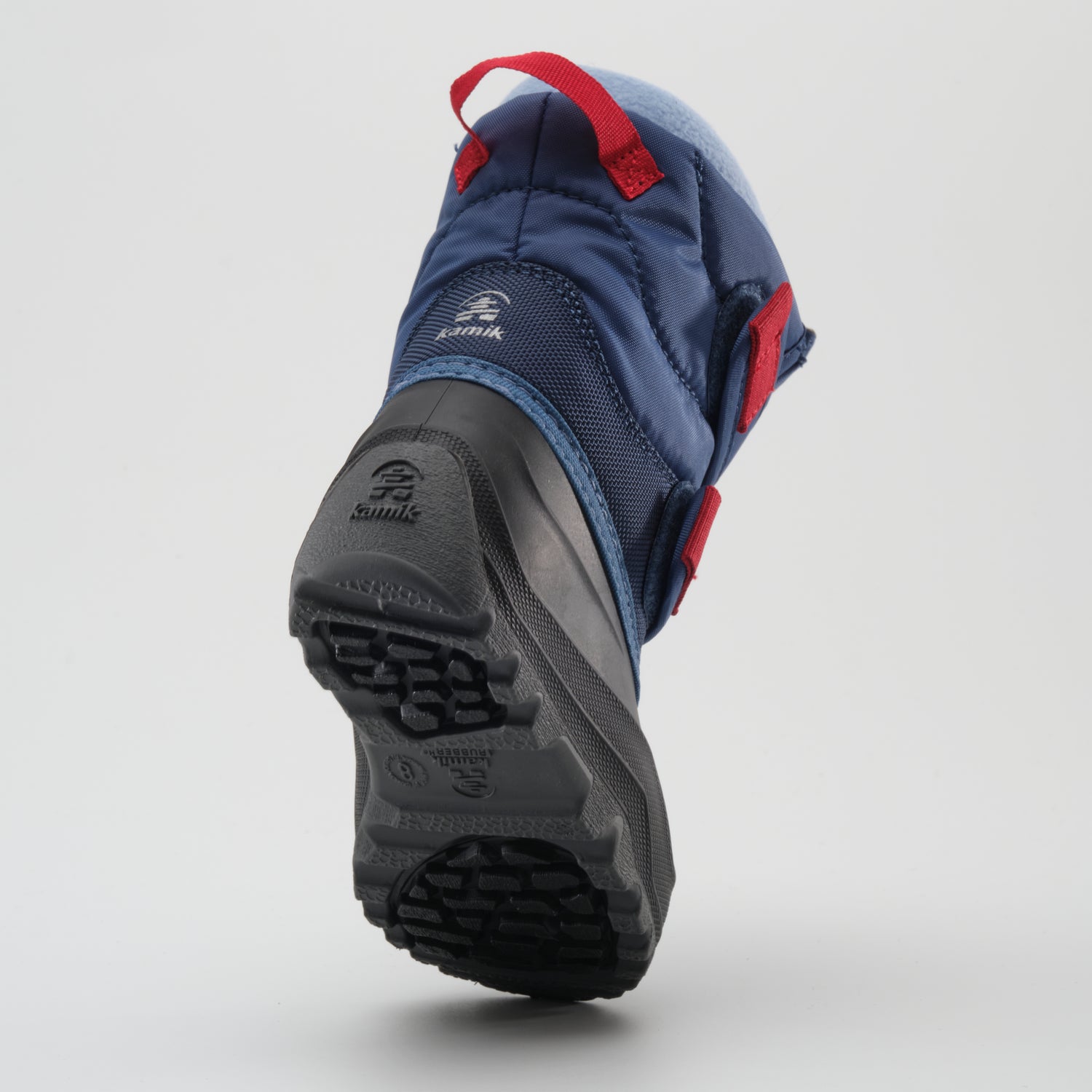 Light Navy,Marine pâle : Hibou Toddlers Winter Boots - Outsole View