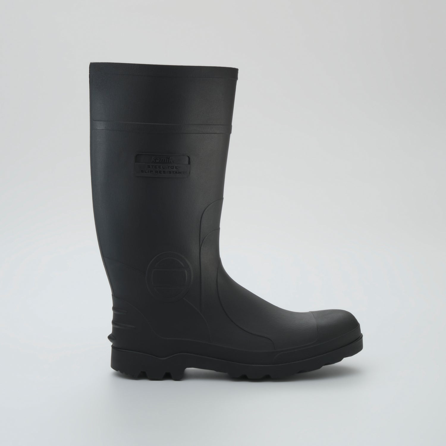 Black,Noir : Irongrid Men's Work Boots - Side View