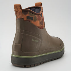 Camouflage : Lowtide Men's Rain Boots - Three-Quarter Back View