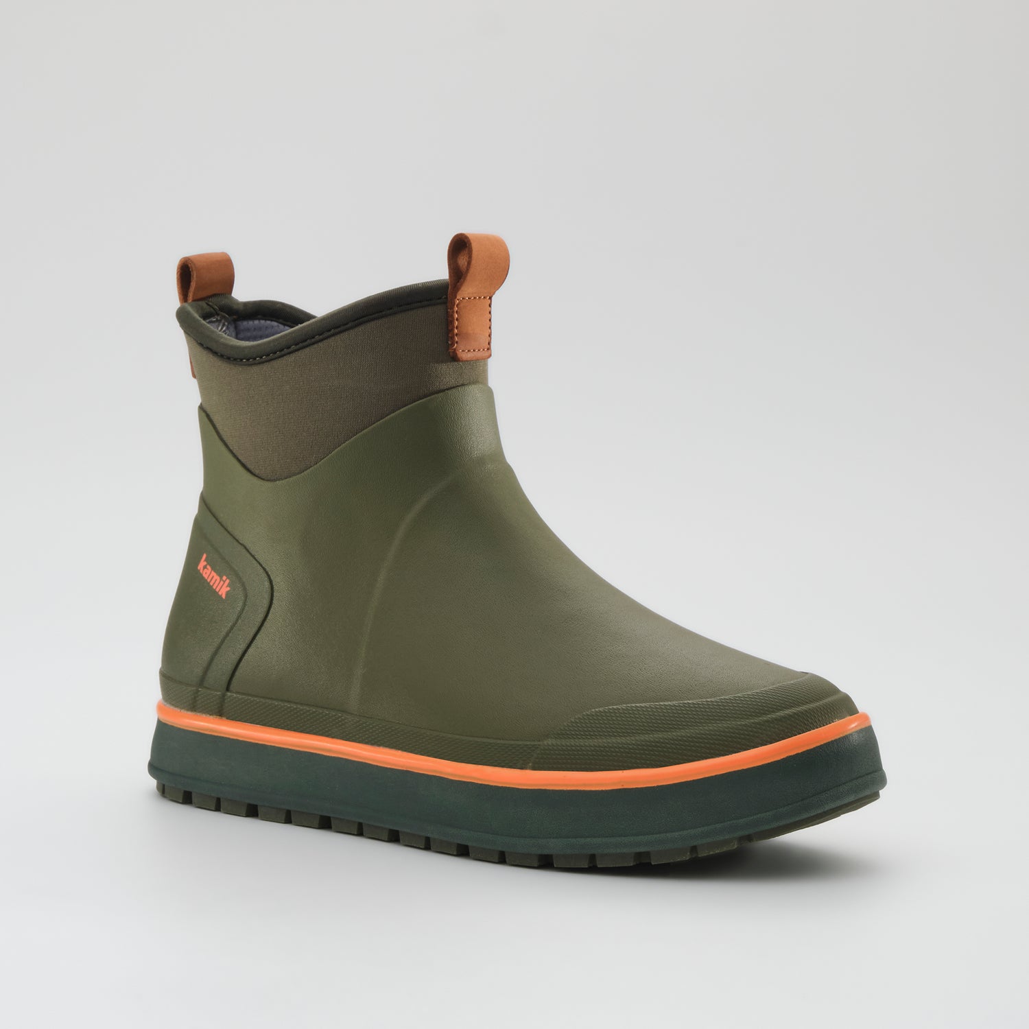 Dark Olive,Olive foncé : Lowtide Men's Rain Boots - Main View