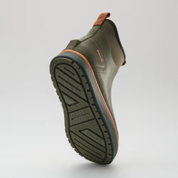 Dark Olive,Olive foncé : Lowtide Men's Rain Boots - Outsole View