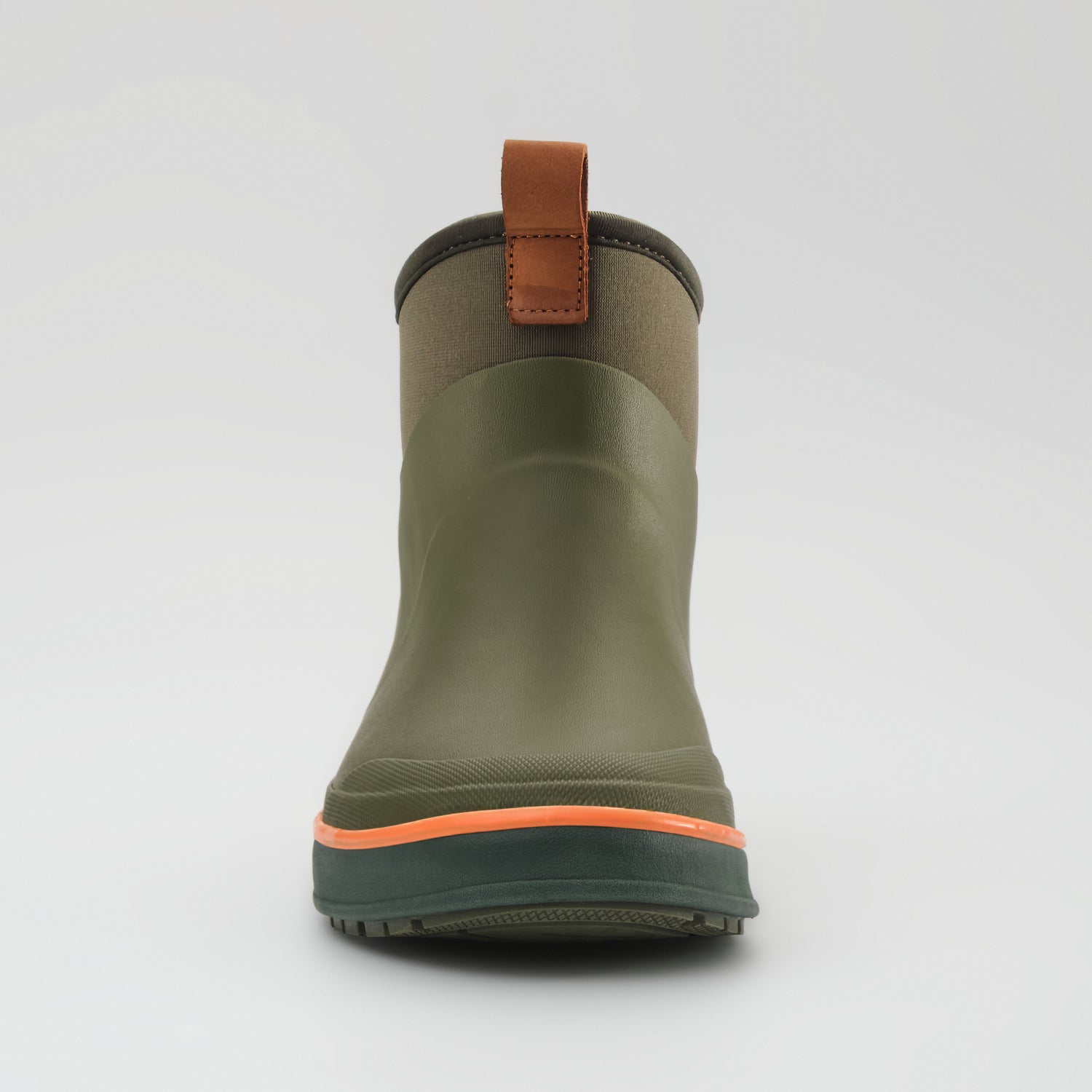 Dark Olive,Olive foncé : Lowtide Men's Rain Boots - Front View