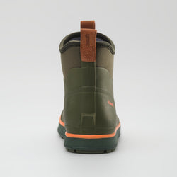 Dark Olive,Olive foncé : Lowtide Men's Rain Boots - Back View