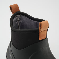 Black,Noir : Lowtide Women's Rain Boots - Top View