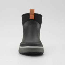 Black,Noir : Lowtide Women's Rain Boots - Front View