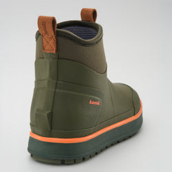 Dark Olive,Olive foncé : Lowtide Women's Rain Boots - Three-Quarter Back View