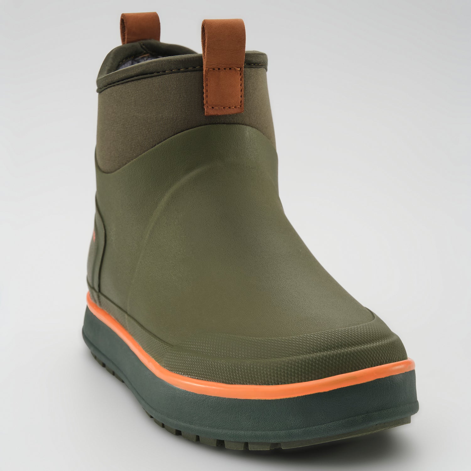 Dark Olive,Olive foncé : Lowtide Women's Rain Boots - Three-Quarter Front View