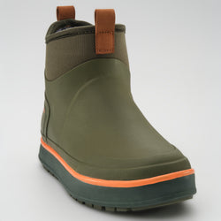 Dark Olive,Olive foncé : Lowtide Women's Rain Boots - Three-Quarter Front View