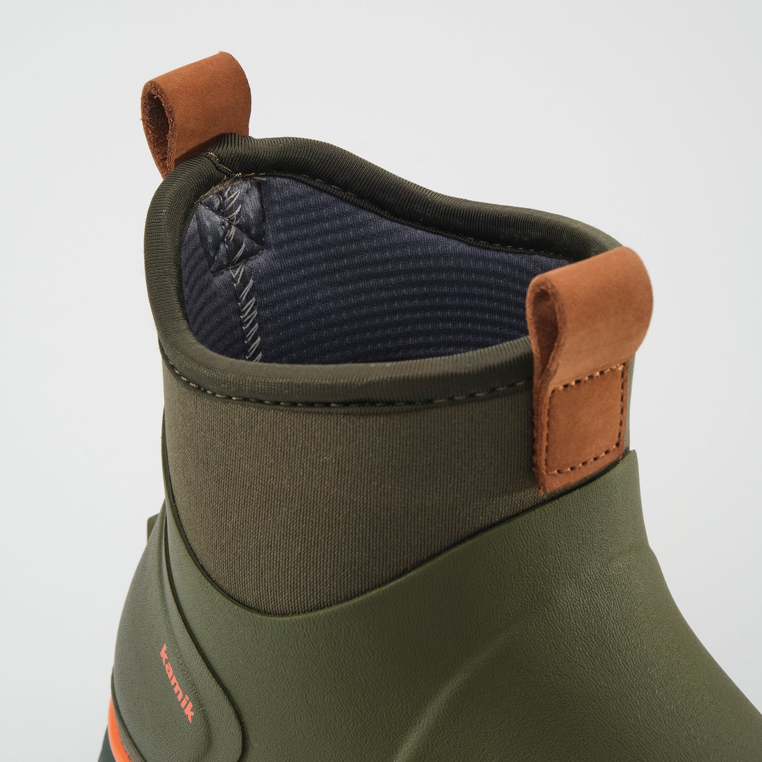 Dark Olive,Olive foncé : Lowtide Women's Rain Boots - Top View