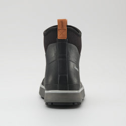 Black,Noir : Lowtide Men's Rain Boots - Back View