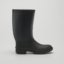 Black,Noir : Michael Men's Rain Boots - Side View