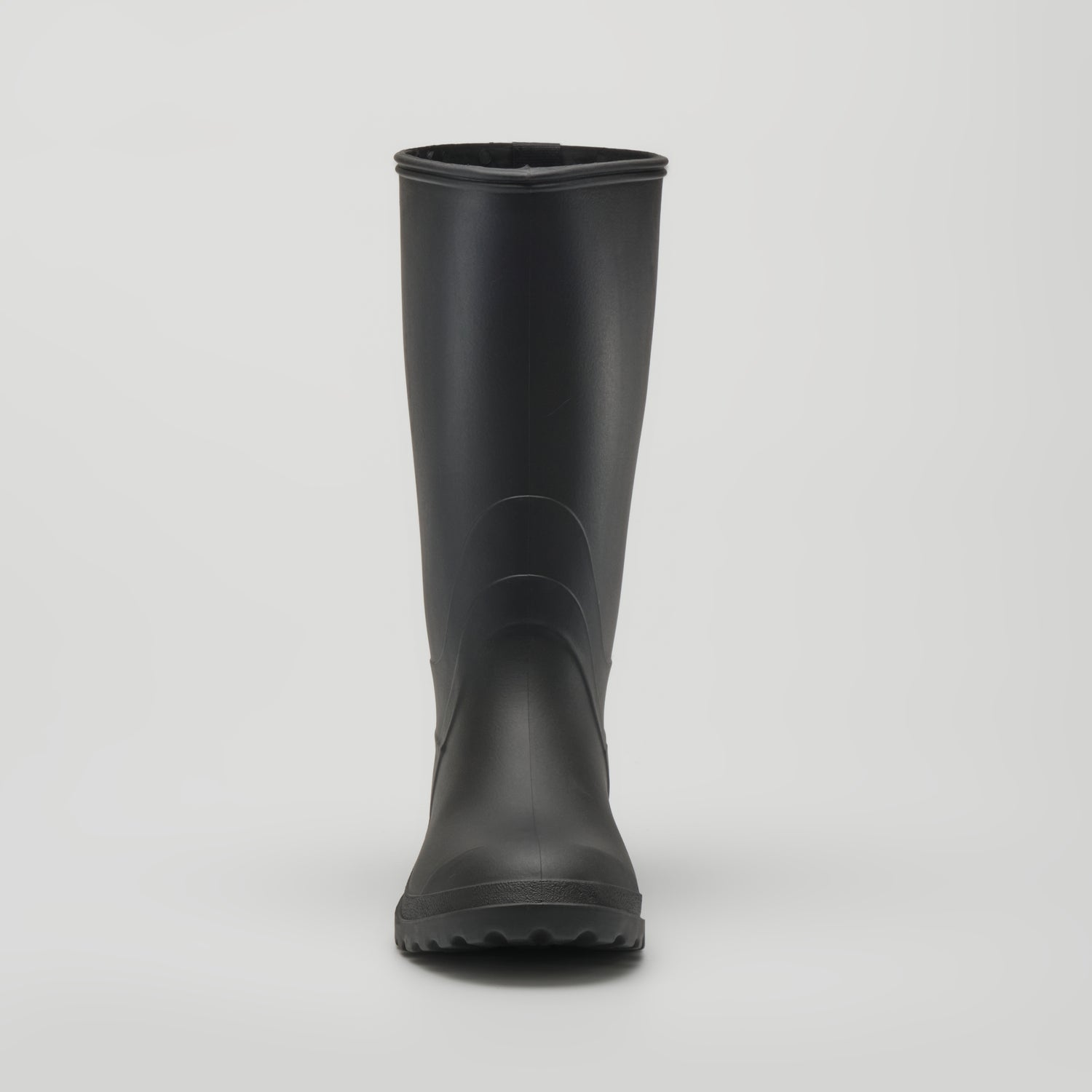 Black,Noir : Michael Men's Rain Boots - Front View