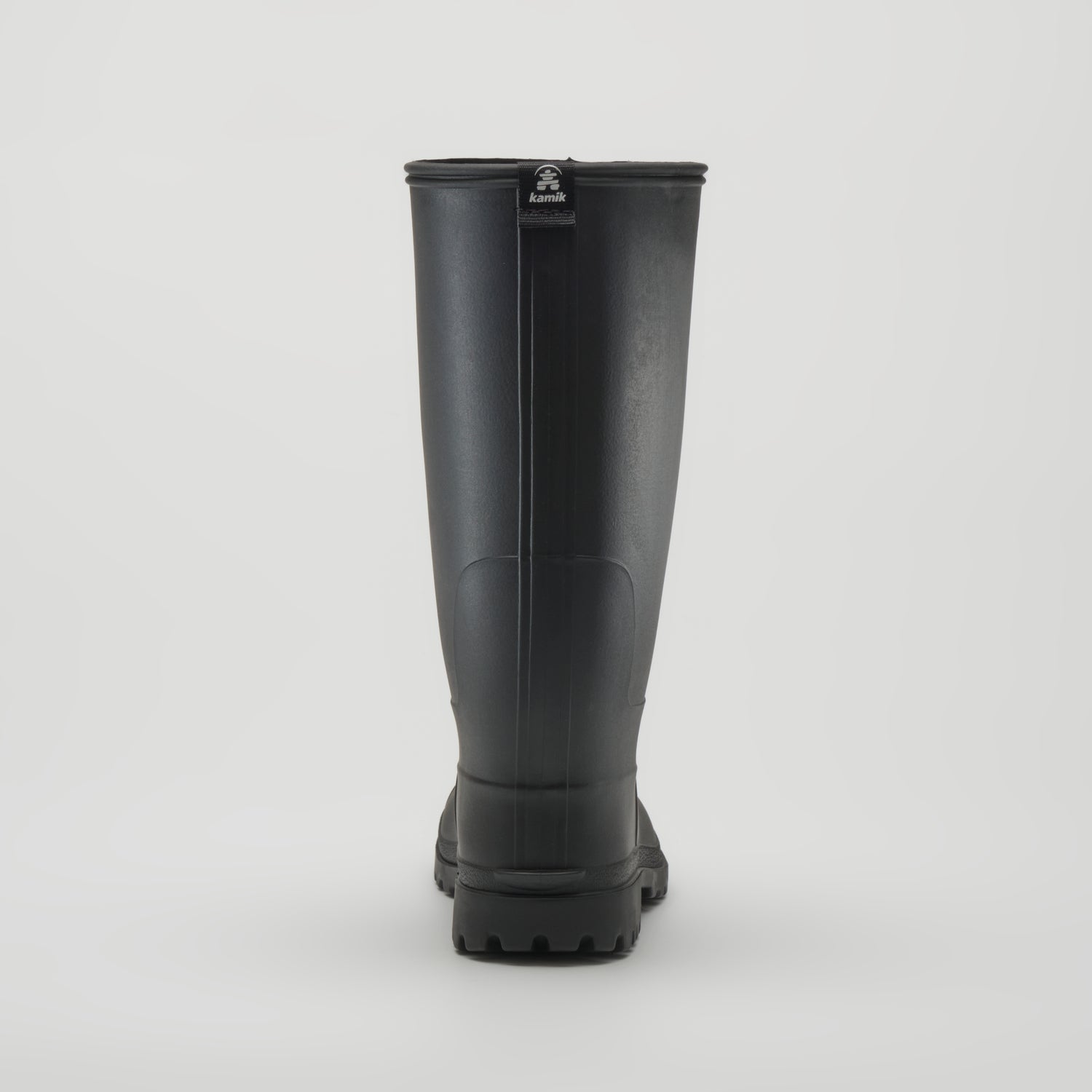 Black,Noir : Michael Men's Rain Boots - Back View