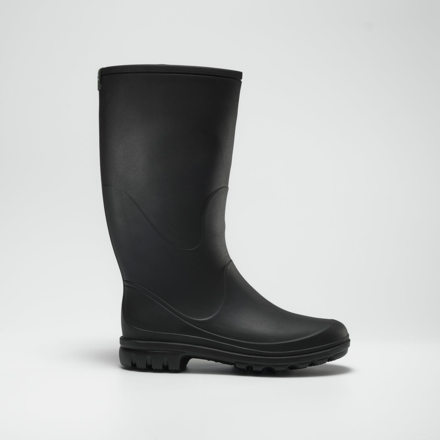 Black,Noir : Miranda Women's Rain Boots - Side View