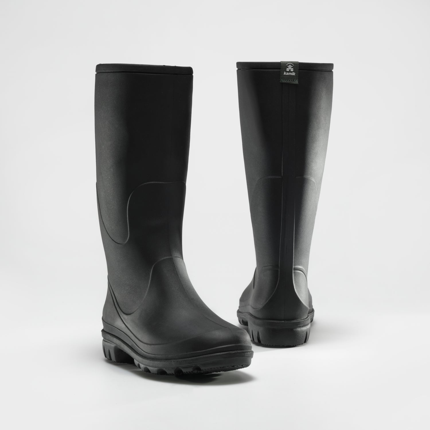 Black,Noir : Miranda Women's Rain Boots - Pair View