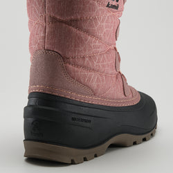 Dark Rose,Rose foncé : Momentum 3 Women's Winter Boots - Close-up Back View