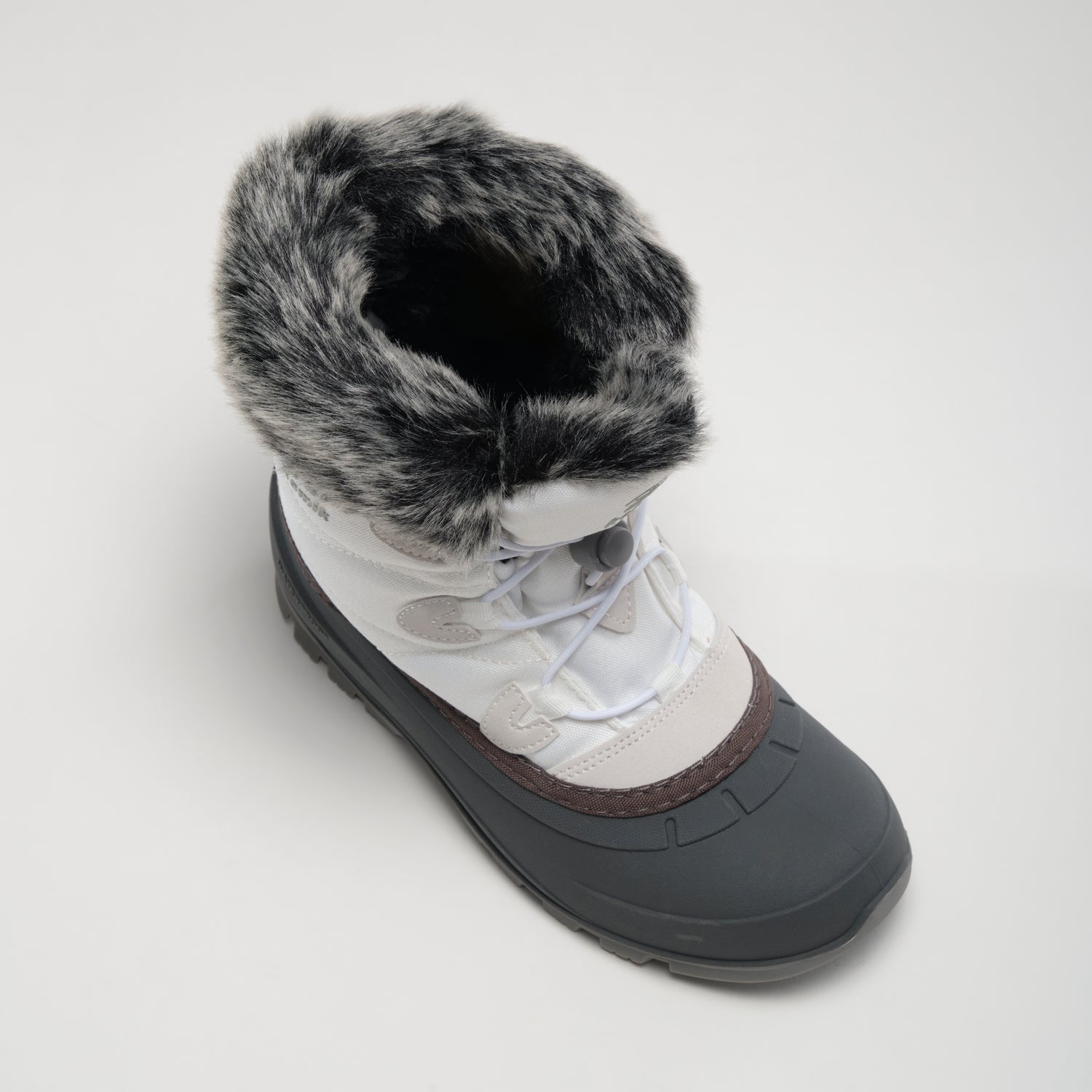 White,Blanc : Momentum Low 2 Women's Winter Boots - Top View