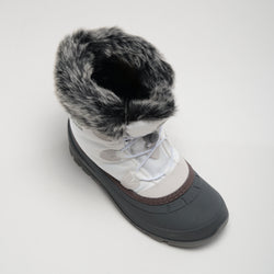 White,Blanc : Momentum Low 2 Women's Winter Boots - Top View