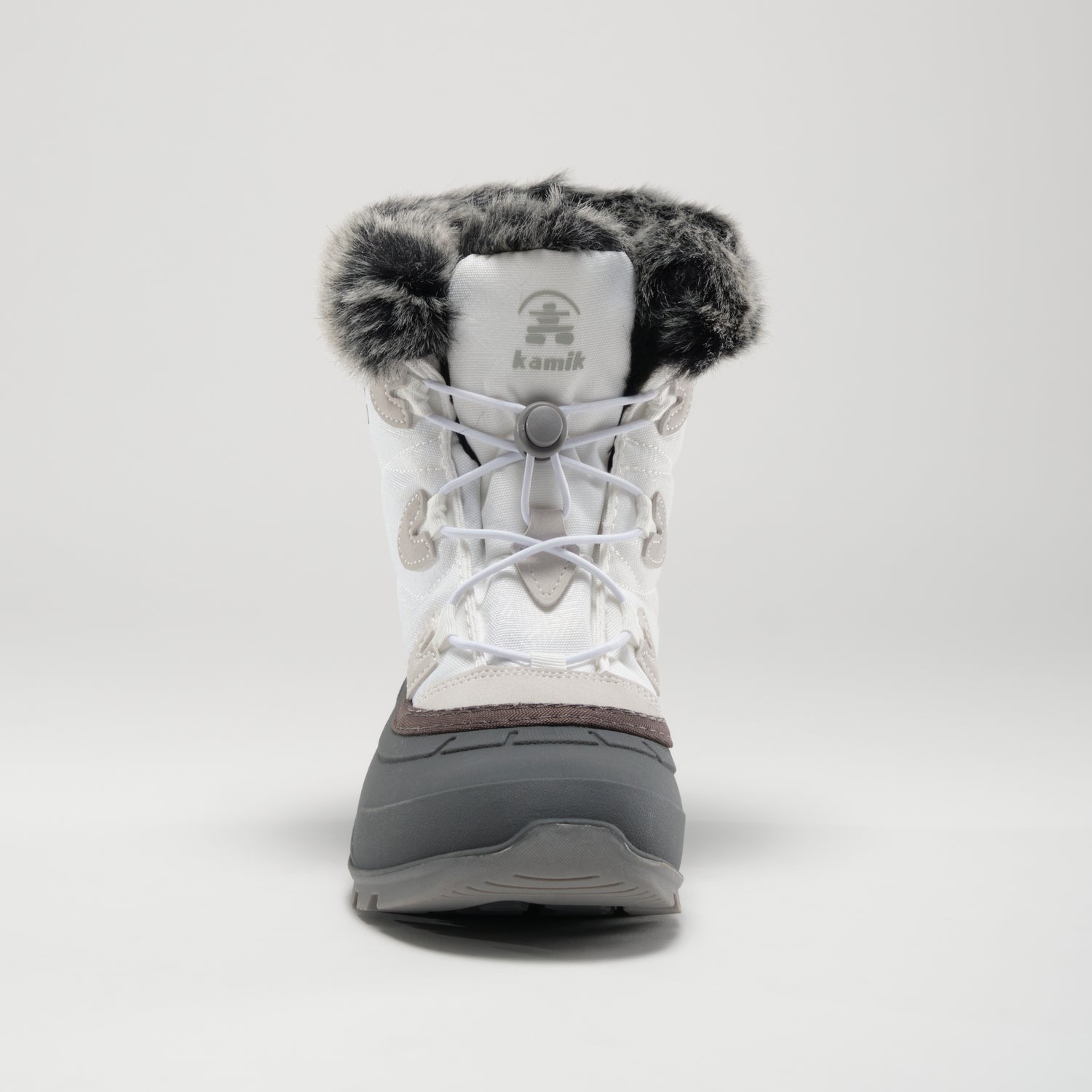 White,Blanc : Momentum Low 2 Women's Winter Boots - Front View