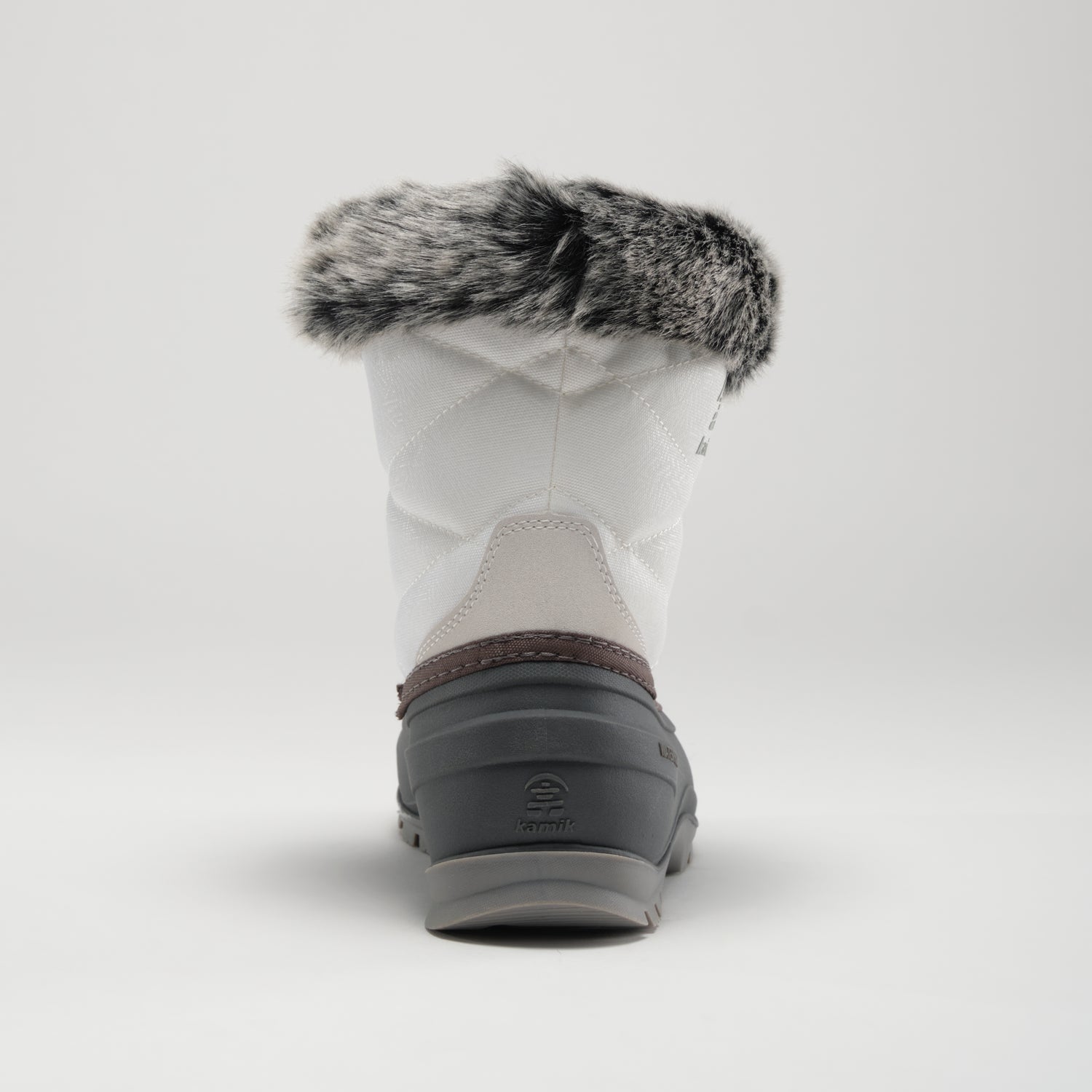 White,Blanc : Momentum Low 2 Women's Winter Boots - Back View