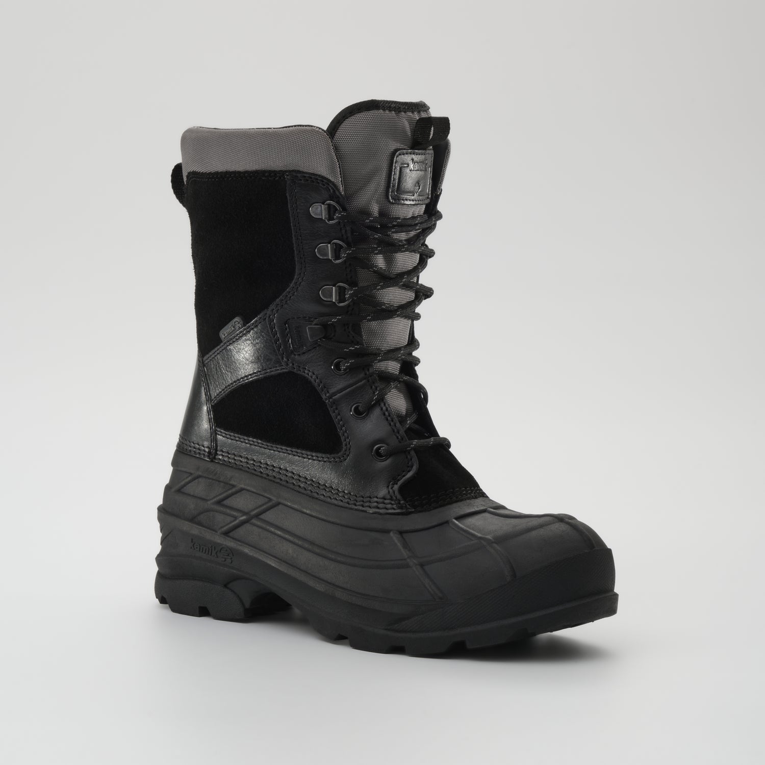 Black,Noir : Nation Plus Men's Winter Boots - Main View
