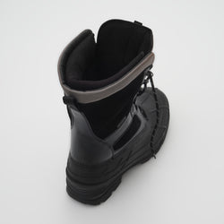 Black,Noir : Nation Plus Men's Winter Boots - Three-Quarter Top View