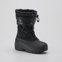 Black,Noir : Northpole Kids Winter Boots - Main View