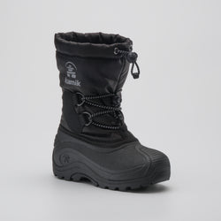 Black,Noir : Northpole Kids Winter Boots - Main View
