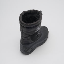 Black,Noir : Northpole Kids Winter Boots - Three-Quarter Back View