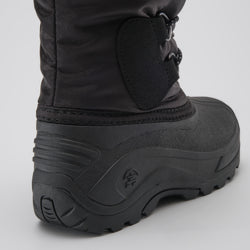 Black,Noir : Northpole Kids Winter Boots - Close-up Back View