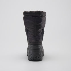 Black,Noir : Northpole Kids Winter Boots - Back View