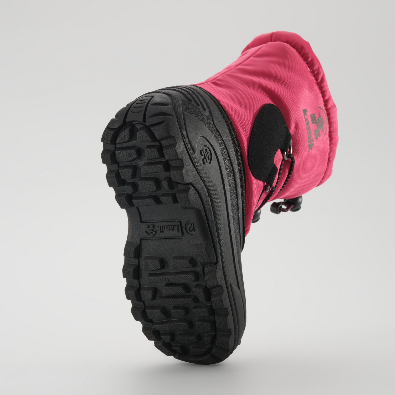Magenta : Northpole Kids Winter Boots - Outsole View