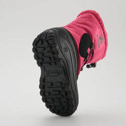 Magenta : Northpole Kids Winter Boots - Outsole View