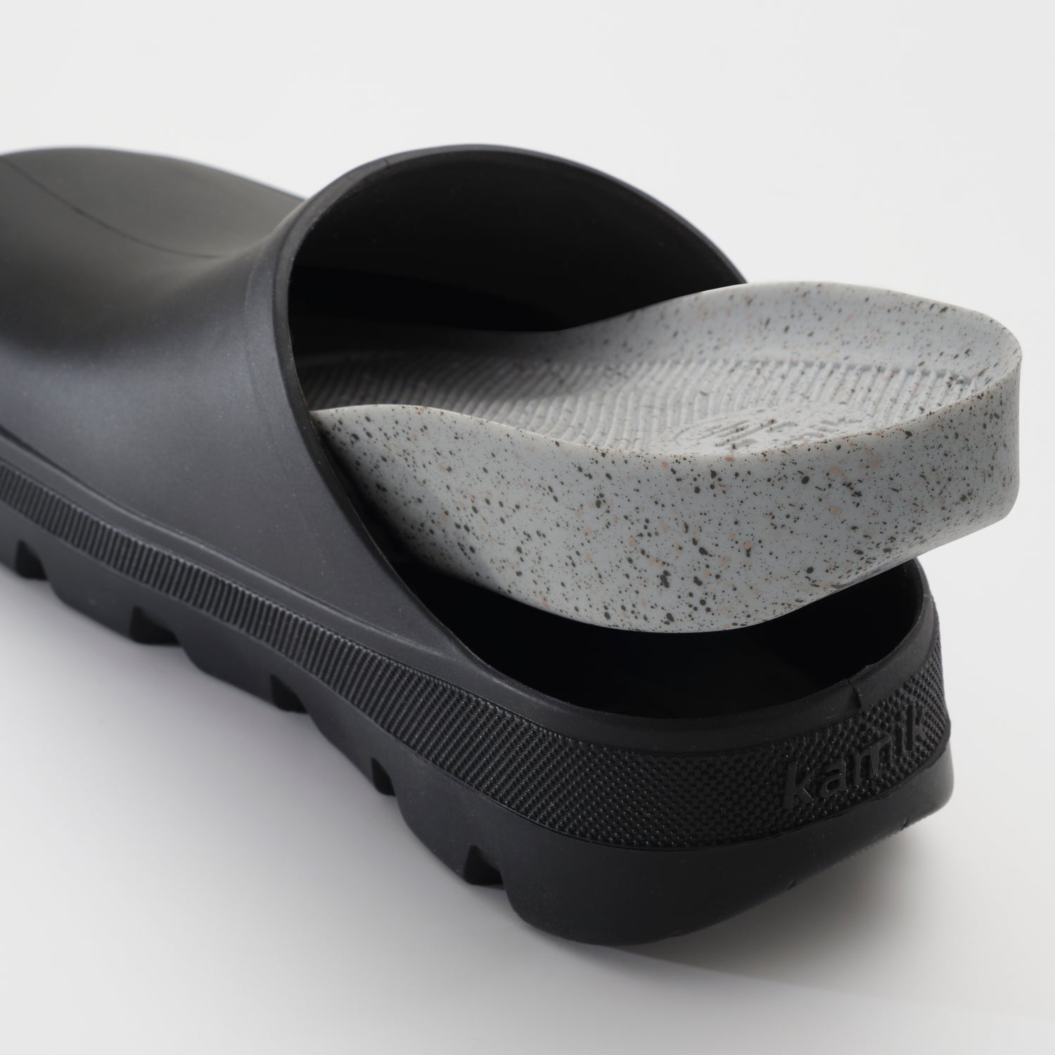 Black,Noir : Nova Waterproof Unisex Clogs - Insole View