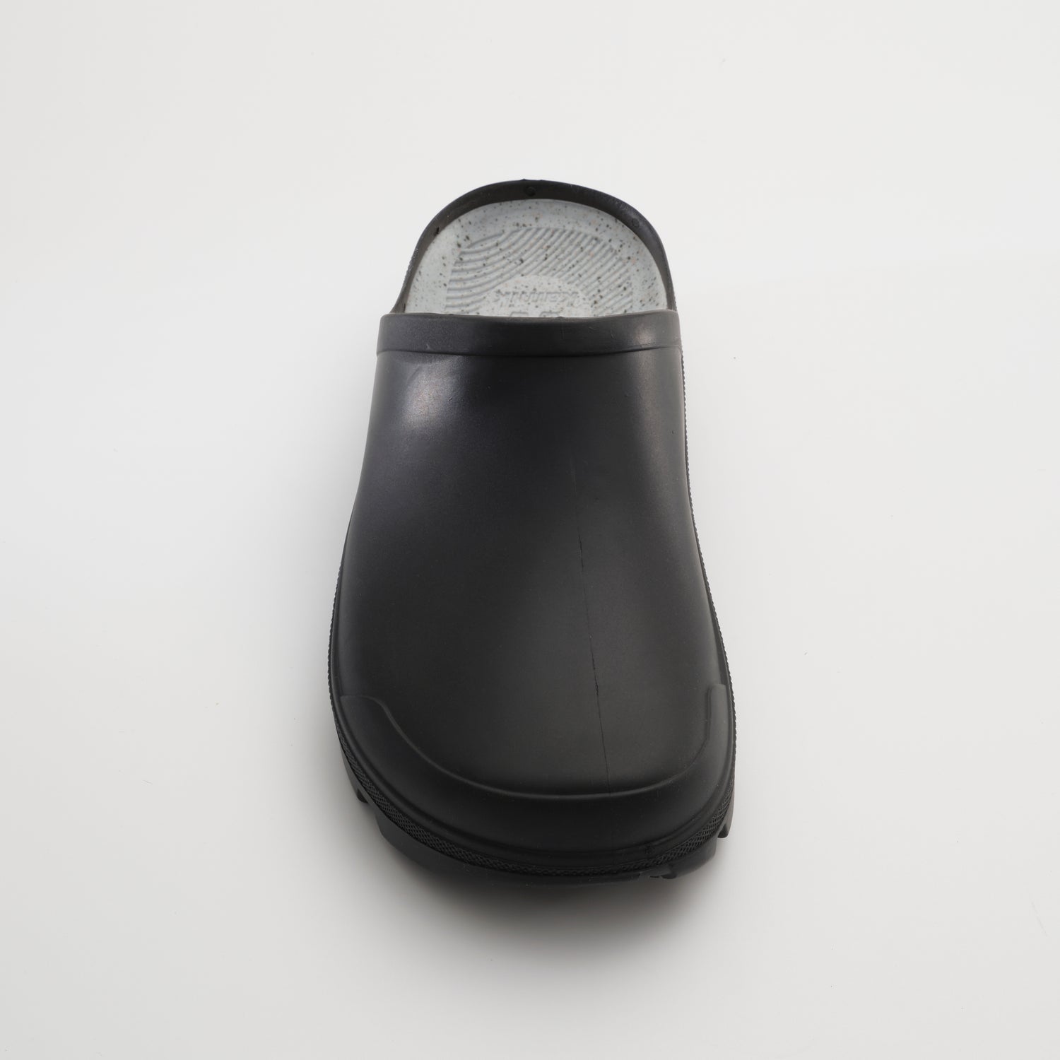Black,Noir : Nova Waterproof Unisex Clogs - Front View