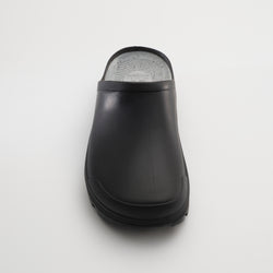 Black,Noir : Nova Waterproof Unisex Clogs - Front View