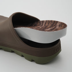 Brown,Brun : Nova Unisex Comfort Clogs - Insole View