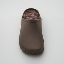 Brown,Brun : Nova Unisex Comfort Clogs - Front View