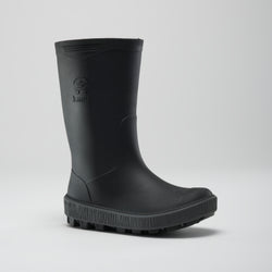 Black-Charcoal,Noir-Charbon : Riptide Kids' Rain Boots - Main View