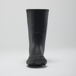 Black-Charcoal,Noir-Charbon : Riptide Kids' Rain Boots - Front View
