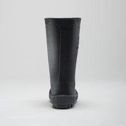 Black-Charcoal,Noir-Charbon : Riptide Kids' Rain Boots - Back View