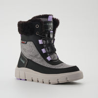 Charcoal,Charbon : Seeker F Kids Winter Boots - Main View